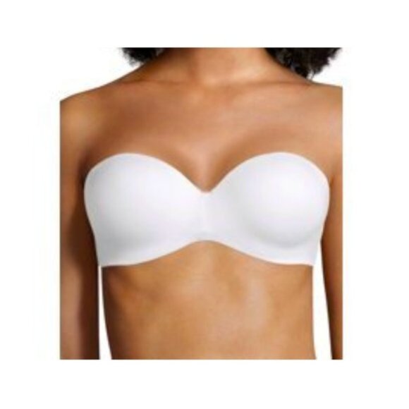 Maidenform Other - Sweet Nothings Women's Maidenform No Slip Smooth Look Strapless White Bra 36C